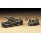 Hasegawa 54cm Morser Karl 041 wth Munitionspanzer IV Aus F makett