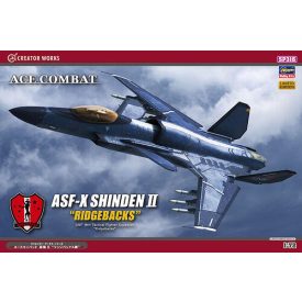   Hasegawa Ace Combat ASF-X Shinden II 'Ridgebacks' makett