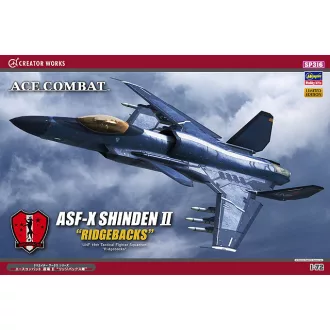   Hasegawa Ace Combat ASF-X Shinden II 'Ridgebacks' - sci-fi makett