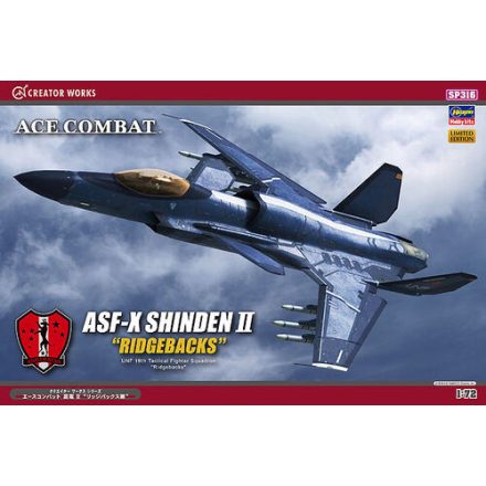Hasegawa Ace Combat ASF-X Shinden II 'Ridgebacks' makett