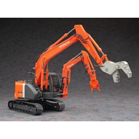   Hasegawa Hitachi Double Arm Working Machine Astaco Neo Crusher/Cutter makett