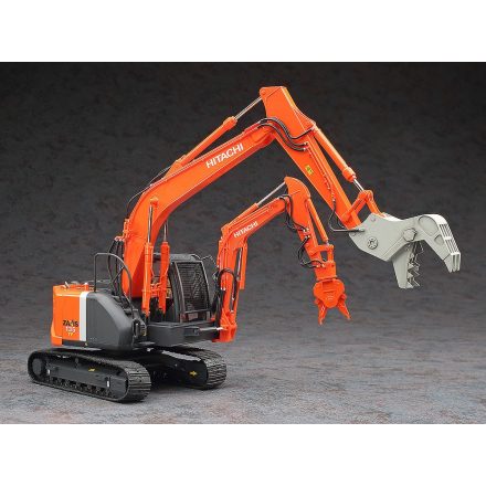 Hasegawa Hitachi Double Arm Working Machine Astaco Neo Crusher/Cutter makett