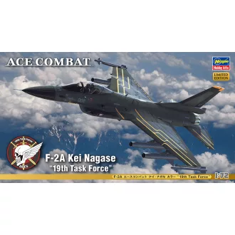   Hasegawa 52164 F-2A Kei Nagase "19th Task Force Aces" - katonai repülő makett