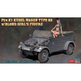   Hasegawa Pkw.K1 Kübelwagen Type 82 w/Blond Girl's Figure makett