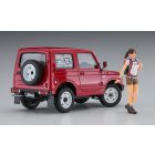 Hasegawa Suzuki Jimny w/Camp Girl's Figure makett