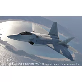   Hasegawa Ace Combat 7 Skies Unknown - F-22 Raptor "Mobius 1 (IUN)" - katonai repülő makett