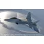Hasegawa Ace Combat 7 Skies Unknown - F-22 Raptor "Mobius 1 (IUN)" - katonai repülő makett