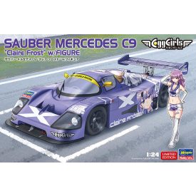 Hasegawa Sauber Mercedes C9 with Figure makett