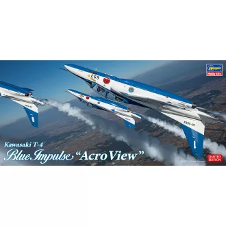   Hasegawa Kawasaki T-4 - Blue Impulse "Acro View" - katonai repülő makett