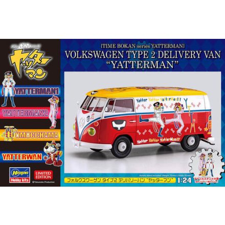 Hasegawa Volkswagen Type 2 Delivery Van 'Yatterman' makett