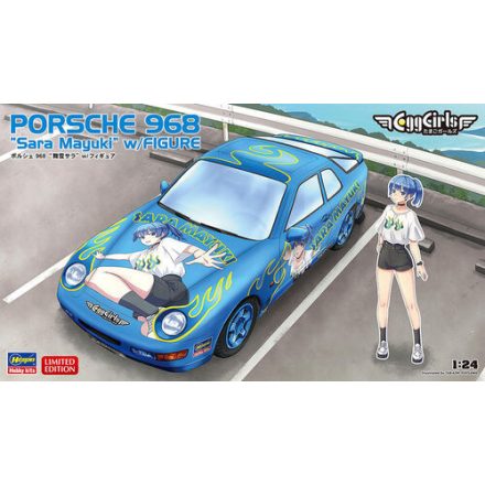 Hasegawa Porsche 968 "Sara Mayuki" with Figure makett