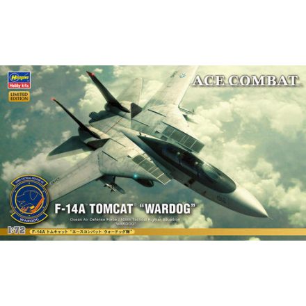 Hasegawa Ace Combat F-14 A Tomcat - "Wardog" Osean Air Defense Force (108th Tactical Fighter Squadron) makett