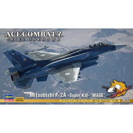 Hasegawa Ace Combat 7 Skies Unknown - Mitsubishi F-2A Super Kai 'Mage' makett