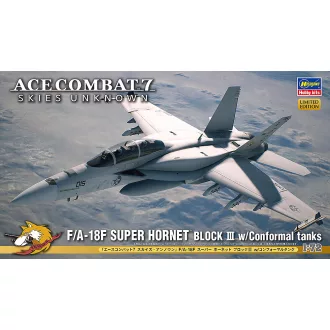   Hasegawa F/A-18F Super Hornet Block III With Conformal Tanks, Ace Combat 7 Skies Unknown - katonai repülő makett