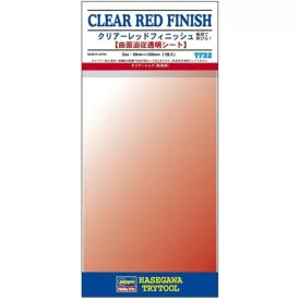Hasegawa Clear Red Finish Decal