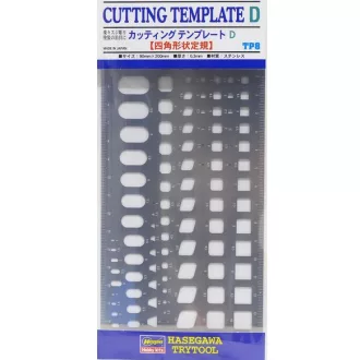 Hasegawa Cutting Template D - modellező szerszám