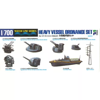   Hasegawa 99517 Heavy Vessel Ordnance Set - makett feljavító készlet