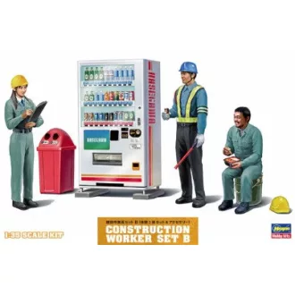 Hasegawa 66006 Construction Worker Set B - figura