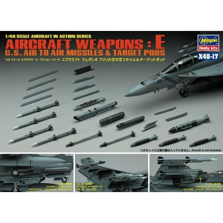 Hasegawa U.S. AIRCRAFT WEAPONS E