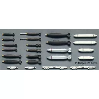 Hasegawa US Aircraft weapons I - makett feljavító készlet