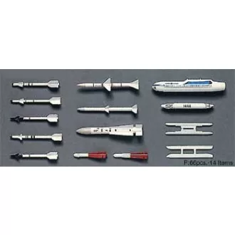   Hasegawa US aircraft weapons III - makett feljavító készlet