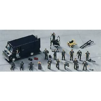 Hasegawa US Pilot and Crew set - figura