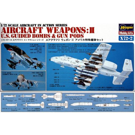 Hasegawa U.S. AIRCRAFT WEAPONS II