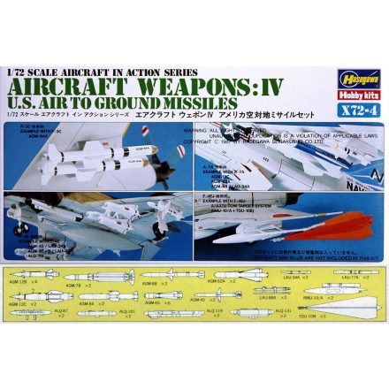 Hasegawa U.S. AIRCRAFT WEAPONS IV