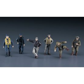 Hasegawa WWII Pilot set British Japanese, German, American