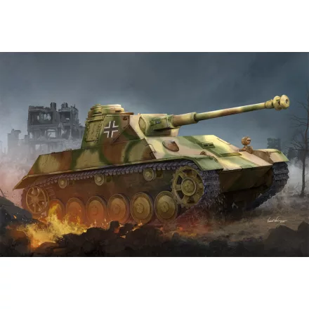 Hobby Boss German Pz.Kpfw.III/IV auf Einheitsfahrgestell(Small Turret) makett
