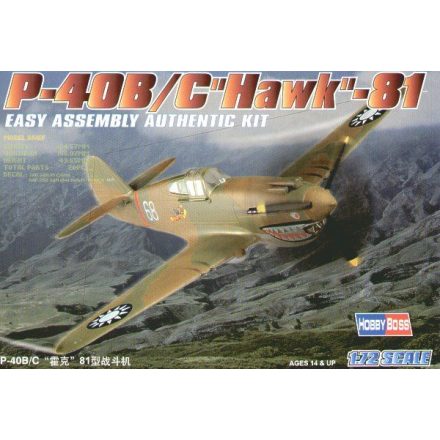 Hobby Boss P-40B/C ''HAWK''-81A makett