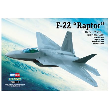 Hobby Boss F-22A ''Raptor'' makett