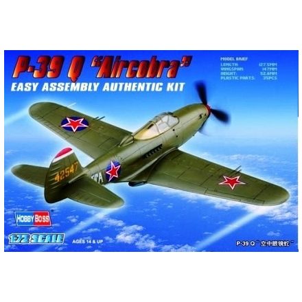 Hobby Boss American P-39 Q 'Aircacobra' makett