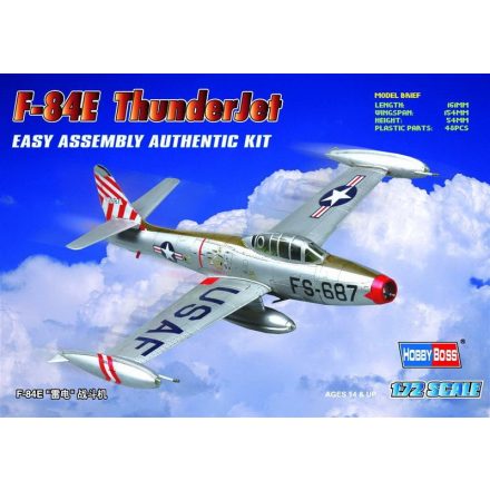 Hobby Boss American F-84E 'Thunderjet' makett