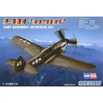 Hobby Boss P-40N ''Kitty hawk'' makett