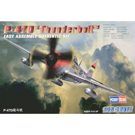 Hobby Boss P-47D ''Thunderbolt'' makett