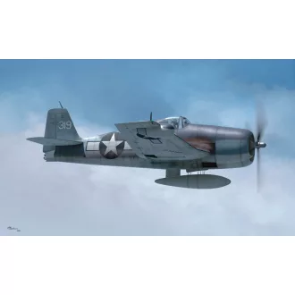Hobby Boss F6F-3N Hellcat repülő makett