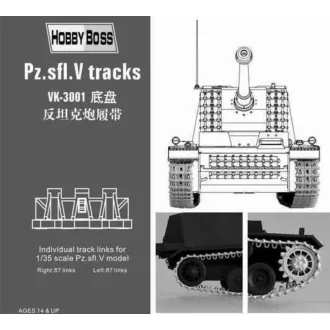   Hobby Boss Pz.Sfl.V ''Sturer Emil'' tracks fém lánctalp