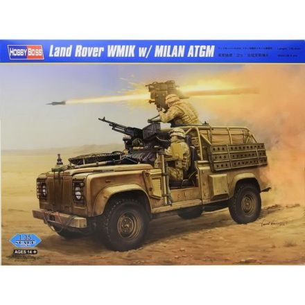 Hobby Boss Land Rover WMIK w/MILAN ATGM makett