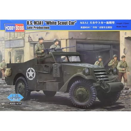 Hobby Boss U.S. M3A1 "White Scout Car" makett