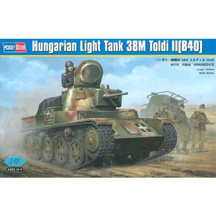 Hobby Boss Hungarian Light Tank 38M Toldi II (B40) makett
