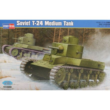 Hobby Boss Soviet T-24 Medium Tank makett