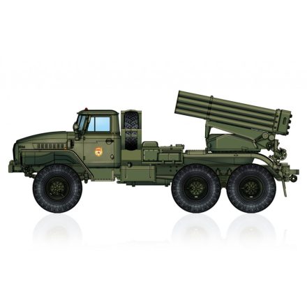 Hobby Boss Russian BM-21 Grad Multiple Rocket Launcher makett