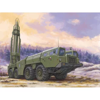   Hobby Boss Soviet(9P117M1) Launcher w. R17 Rocket of 9K72 Missile Complex "Elbrus"(Scud B) harcjármű makett