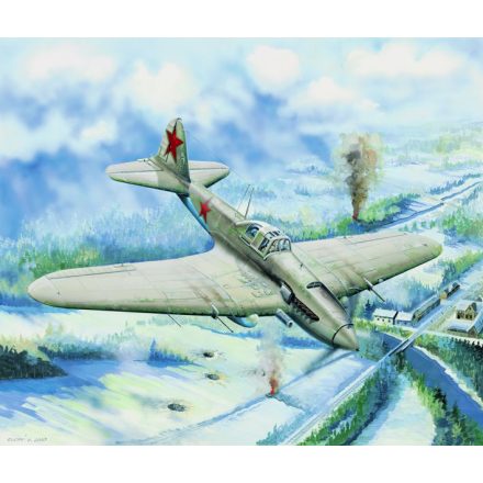 Hobby Boss IL-2 Ground attack aircraft makett