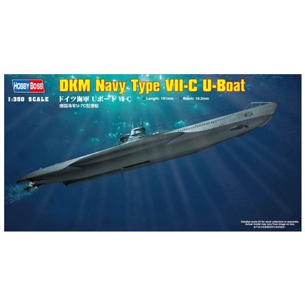 Hobby Boss German Navy Type VII-C U-Boat makett