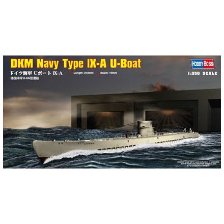 Hobby Boss DKM Navy Type IX-A U-Boat makett