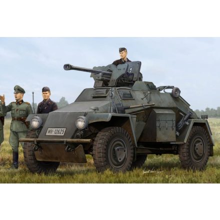 Hobby Boss German Le.Pz.Sp.Wg (Sd.Kfz.221) Leichter Panzerspahwagen-Late makett