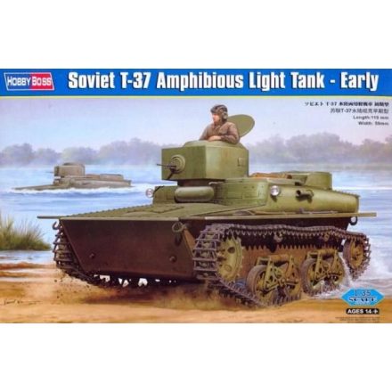 Hobby Boss Soviet T-37 Amphibious Light Tank-Early makett