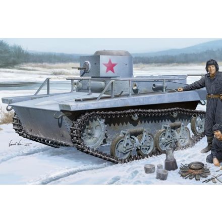 Hobby Boss Soviet T-37TU Command Tank makett